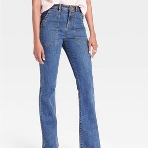 High Rise Flare Jeans
